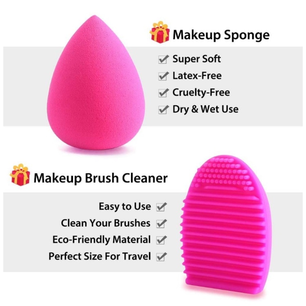 Makeup sponge and Cleaner